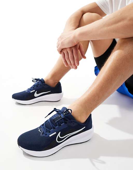 Nike Running Downshifter 13 Trainers In Navy