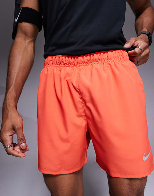 Nike Running Dri-FIT Challenger 5 Inch Shorts In Red