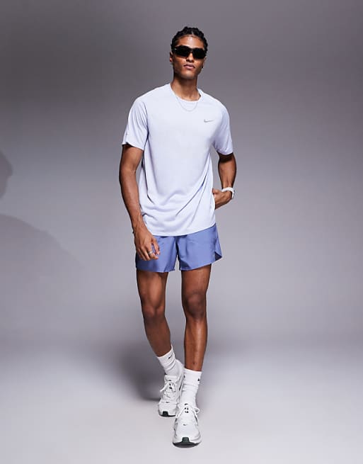 Nike Running Dri-FIT Stride T-shirt In Lilac