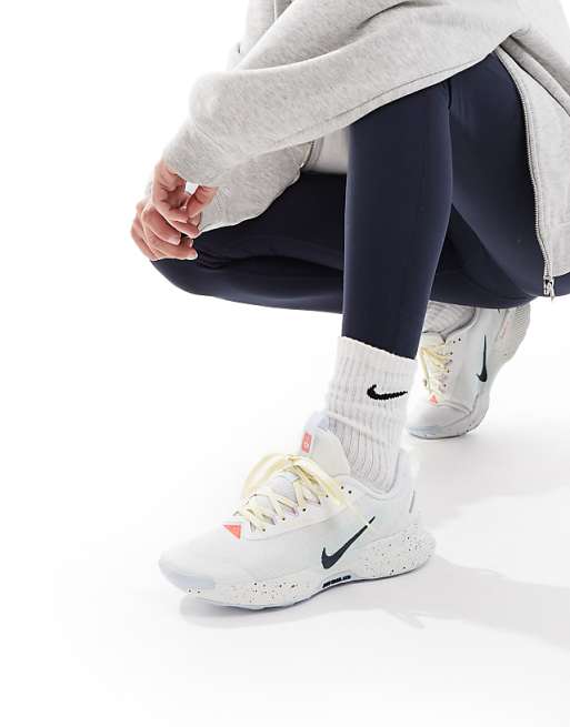 Nike Running Juniper Trail 3 trainers in white