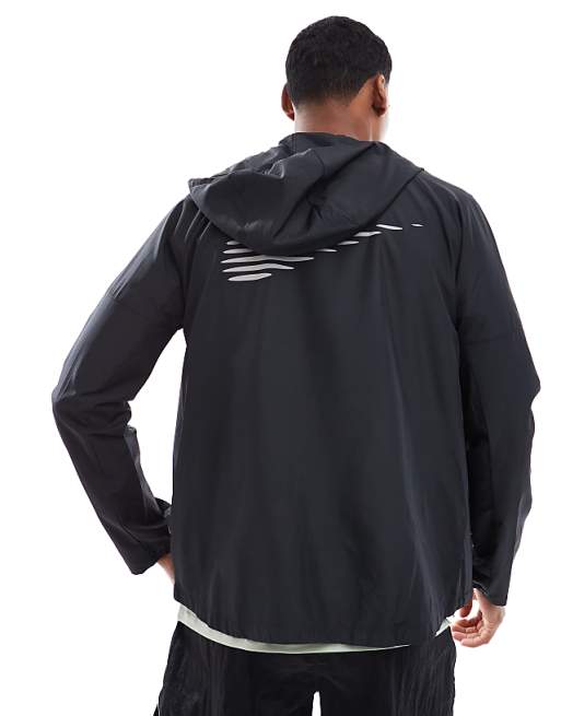Nike Running Miler Flash Jacket In Black