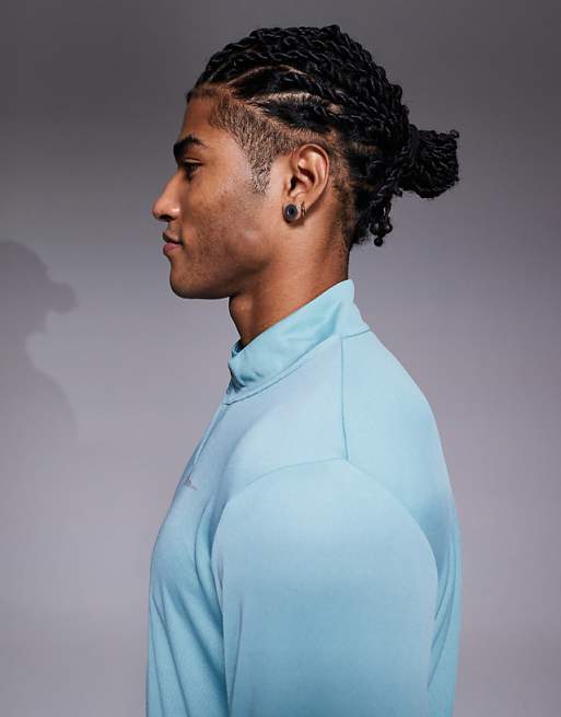 Nike Running Pacer Dri-FIT Half Zip Long Sleeve Top In Green