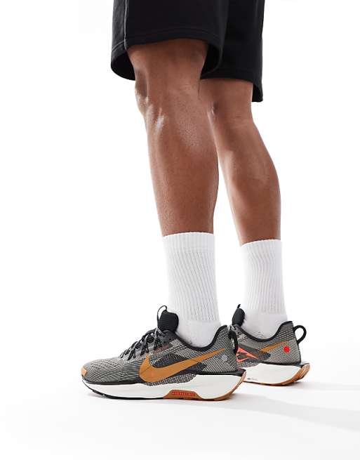 Nike Running Reactx Pegasus Trail 5 Trainers In Black