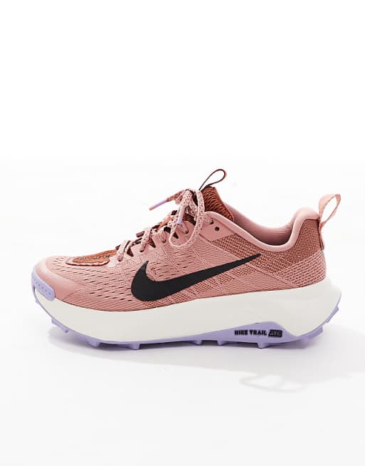 Nike Running ReactX Wildhorse Trainers In Pink And White
