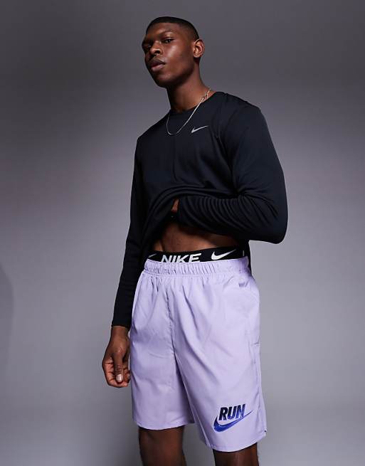 Nike Running Run Energy Challenger Dri-FIT 7 Inch Shorts In Purple