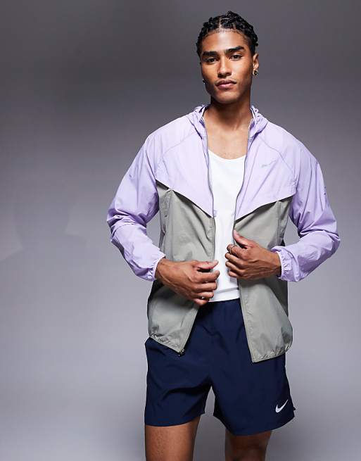 Nike Running Stride Repel jacket in lilac