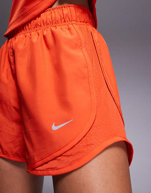 Nike Running Tempo Dri-FIT Mid Rise 3 Inch Shorts In Red