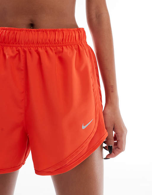 Nike Running Tempo Dri-FIT Mid Rise 3 Inch Shorts In Red