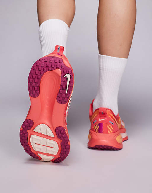 Nike Running Vomero 18 Trainers In Pink And Orange