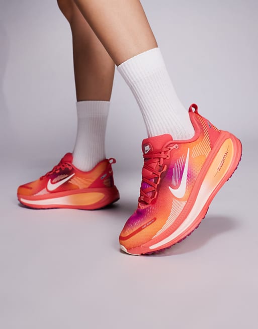 Nike Running Vomero 18 trainers in pink and orange