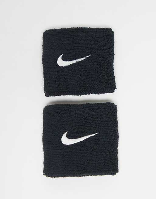 Nike Swoosh Classic wristbands 2 pack in black