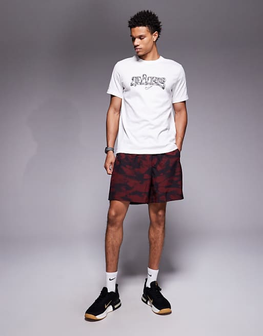 Nike Training Back Print Graphic T-shirt In White