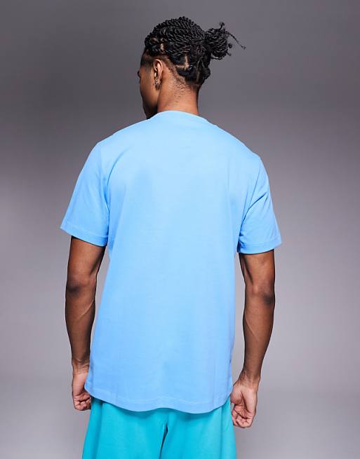 Nike Training Dri-FIT Lava Swoosh Graphic T-shirt In Blue