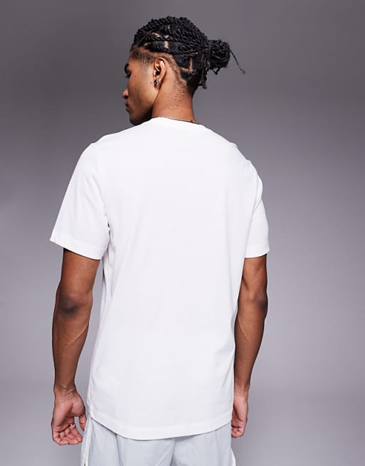 Nike Training Dri-FIT Lava Swoosh Graphic T-shirt In White