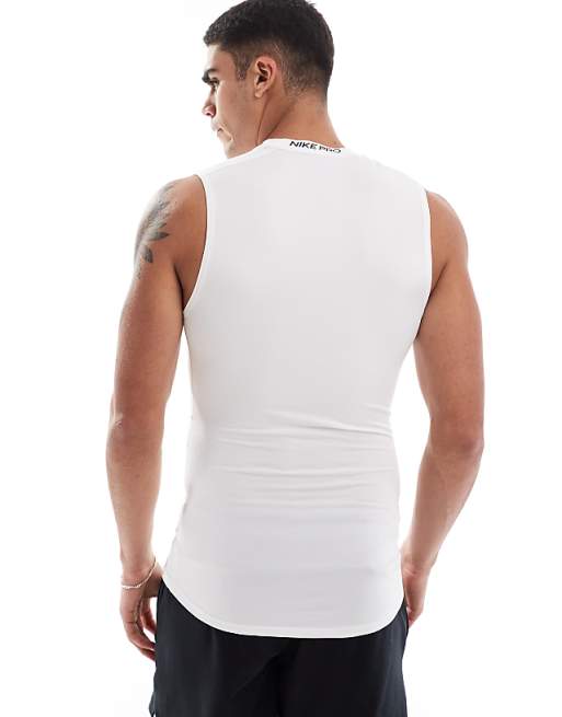 Nike Training Dri-FIT Muscle Fit Vest In White