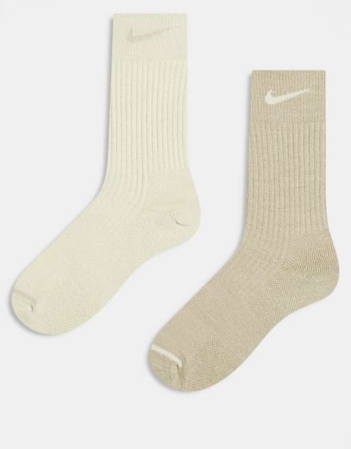 Nike Training Everyday Cushioned 2 pack socks in multi