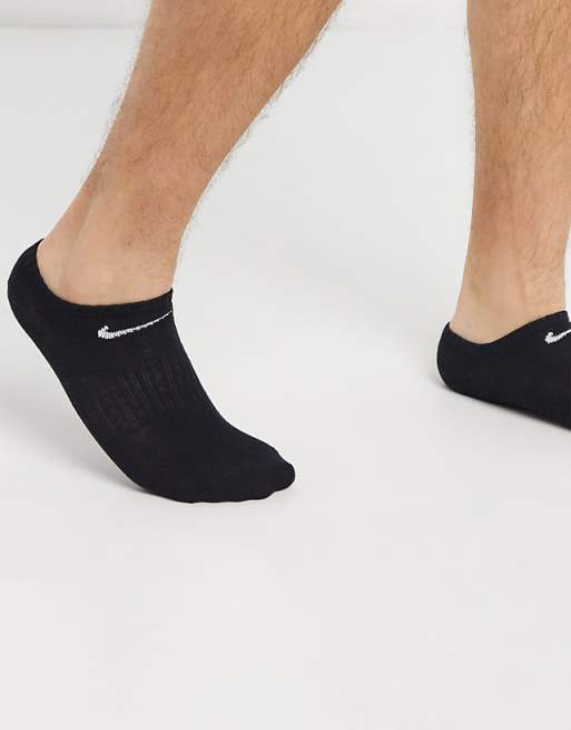 Nike Training Everyday Lightweight 3 Pack No Show Socks In Black