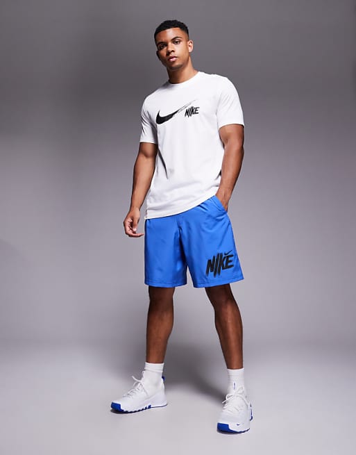 Nike Training Form Dri-FIT 9inch shorts in blue