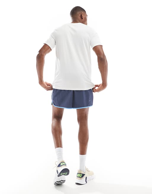 Nike Training Heritage Dri-FIT Woven 5 Inch Shorts In Blue