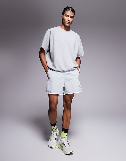 Nike Training Heritage Dri-FIT woven 5 inch shorts in grey