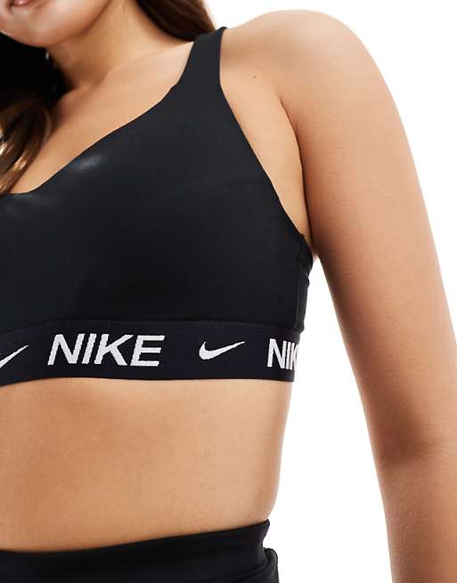 Nike Training Indy Dri-FIT High Support Sports Bra In Black