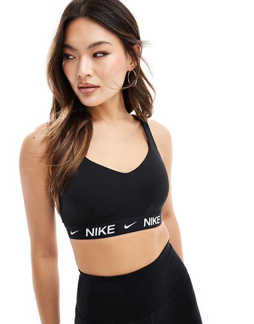 Nike Training Indy Dri-FIT high support sports bra in black