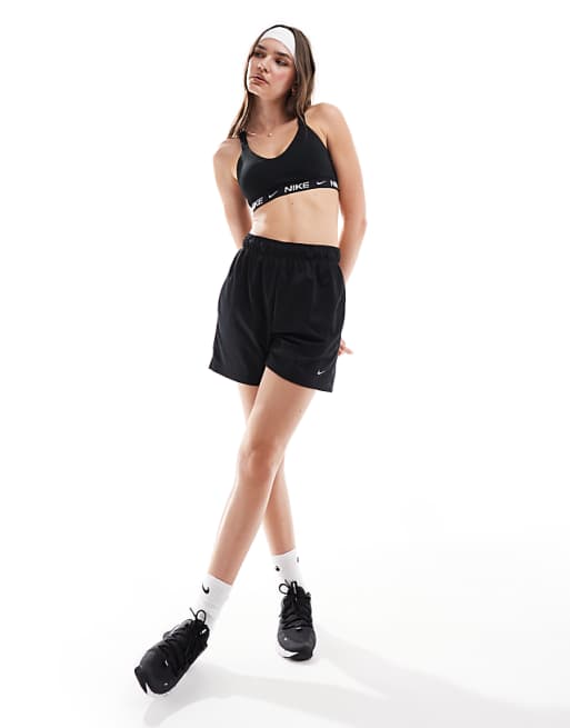 Nike Training Indy Dri-FIT Medium Support Sports Bra In Black