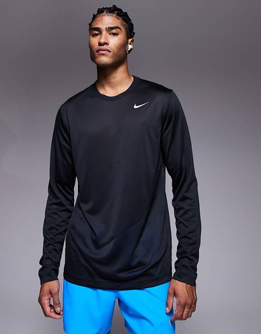 Nike Training Legend Dri-FIT Long Sleeve Top In Black
