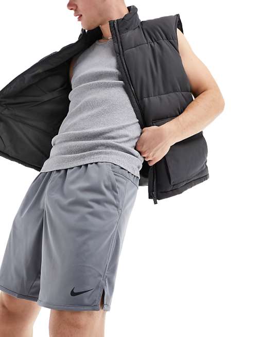 Nike Training Totality Dri-FIT knitted 7 inch shorts in grey