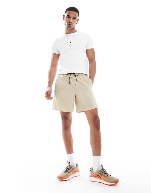 Nike Training Totality Dri-FIT woven 7inch shorts in light khaki
