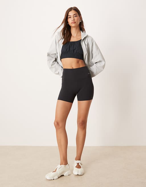Nike Training Zenvy Dri-FIT Soft Touch High Waisted 5 Inch Shorts In Black