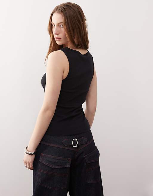 Noisy May Tank Top In Black