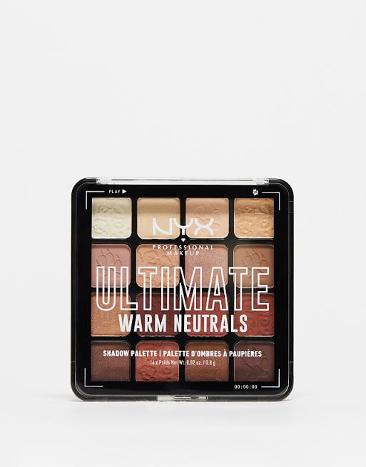NYX Professional Makeup Ultimate Shadow Palette Vegan 16-Pan - Warm Neutrals