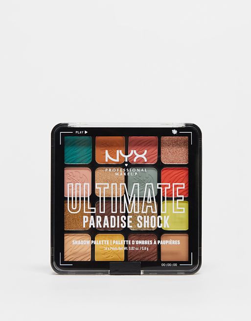 NYX Professional Makeup Ultimate Shadow Palette Vegan 16-Pan - Paradise Shock