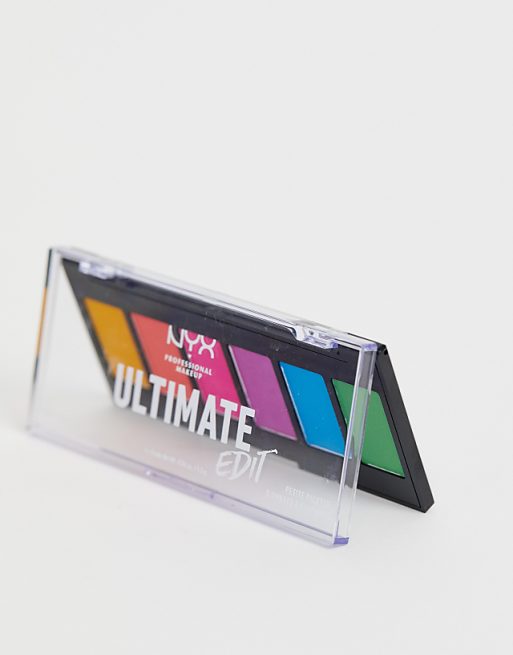 NYX Professional Makeup UltimateEdit Petite Eye Shadow Palette - Brights