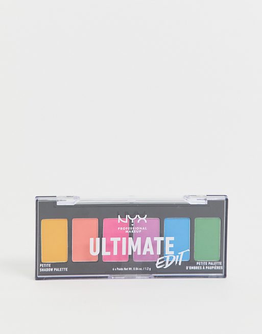 NYX Professional Makeup UltimateEdit Petite Eye Shadow Palette - Brights