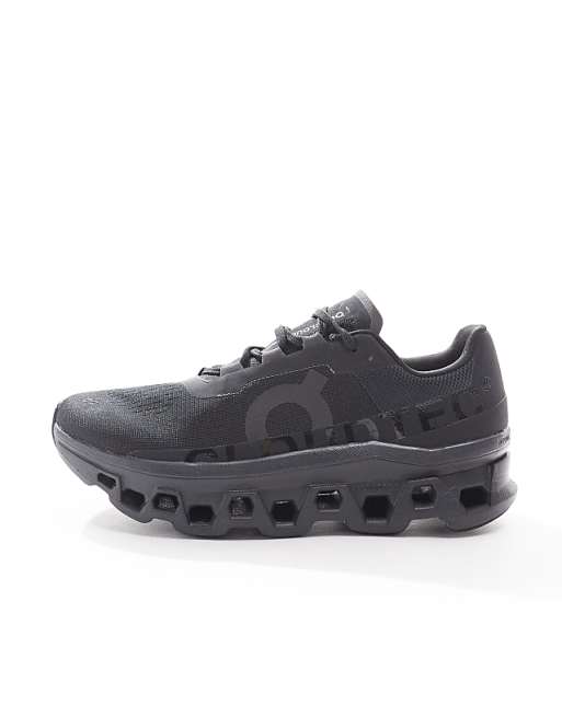 ON Cloudmonster Running Trainers In All Black