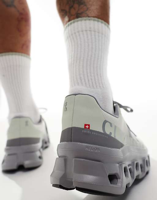 ON Cloudmonster Running Trainers In Grey