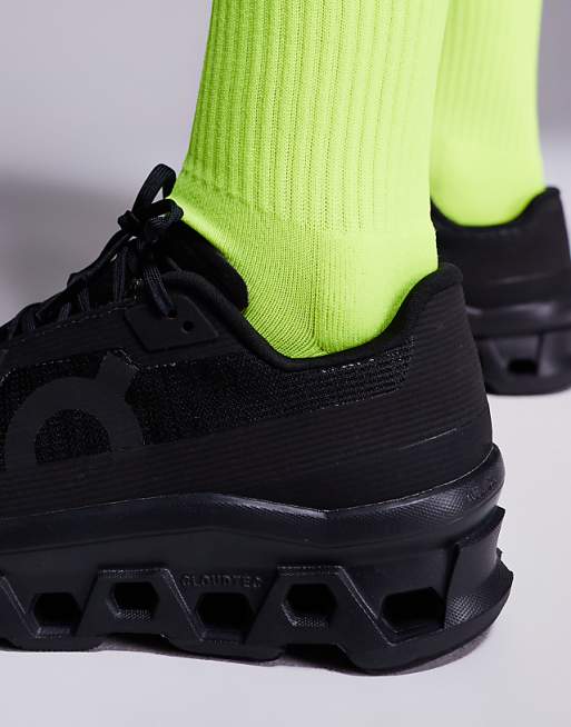 ON Cloudmonster Void Running Trainers In Black