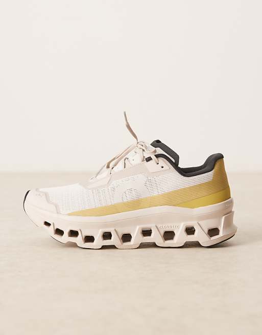 ON Cloudmonster Void Running Trainers In Silver