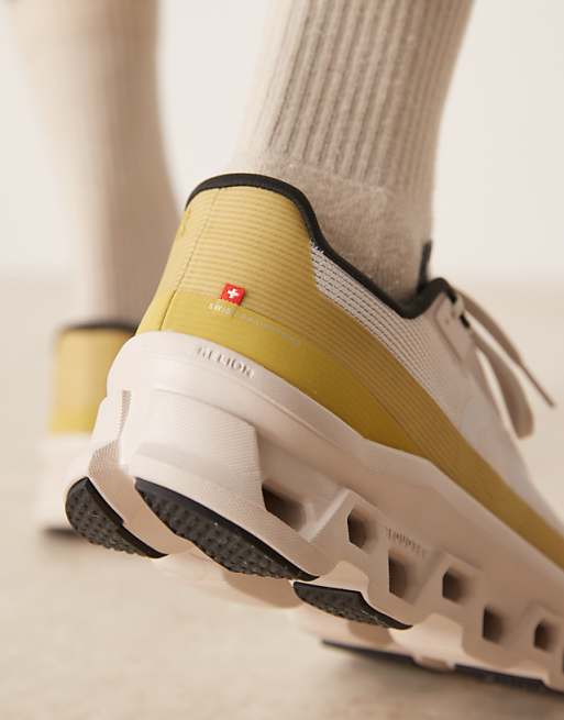ON Cloudmonster Void Running Trainers In Silver