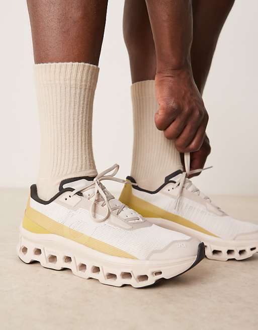 ON Cloudmonster Void Running Trainers In Silver