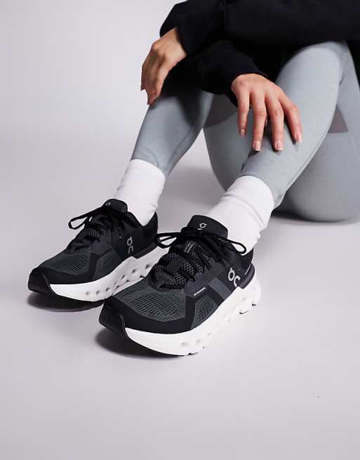 ON Cloudrunner 2 Running Trainers In Black