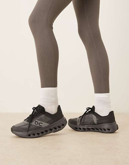 ON Cloudsurfer Next Running Trainers In All Black