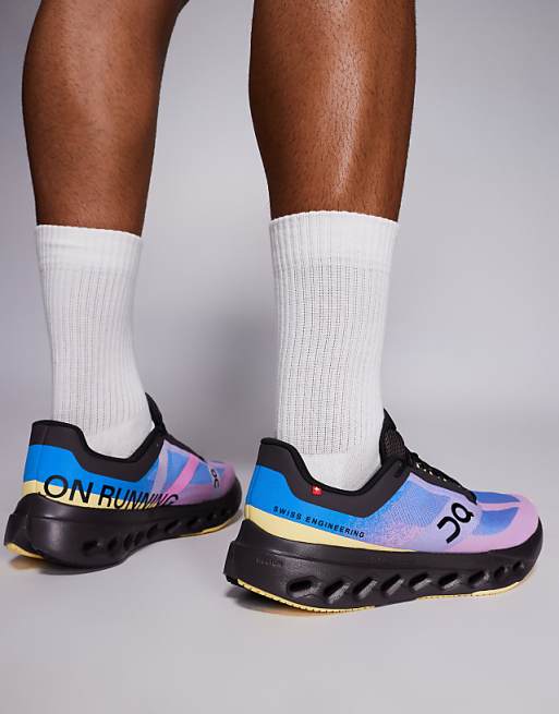 ON Cloudsurfer Next Running Trainers In Blue And Raspberry