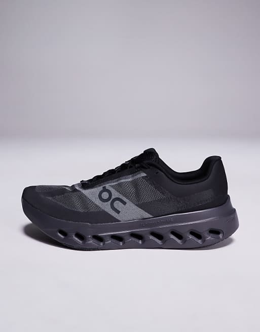 ON Cloudsurfer Next Running Trainers In Triple Black