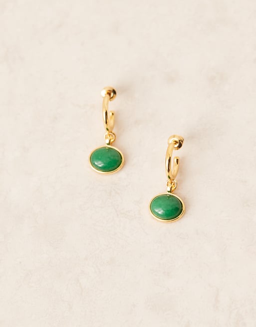 Orelia semi precious green stone