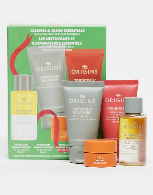 Origins Cleanse And Glow Essentials Our Most-Loved Skincare Essentials - 15% Saving