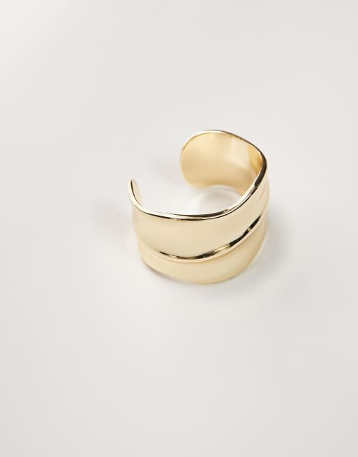 & Other Stories Large Cuff In Gold