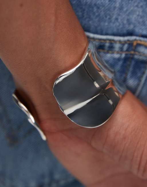 & Other Stories Large Cuff In Silver